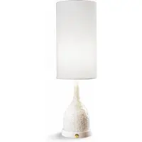 Casa Padrino Luxus Lampe de table Porcelaine Blanc H53 x 17 cm - Éclairage de luxe Lampe de table