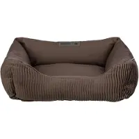 Trixie Marley lit, square, 80 × 60 cm, dark brown (Chat, Chien)