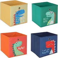 Relaxdays lot-4 boîtes-rangement