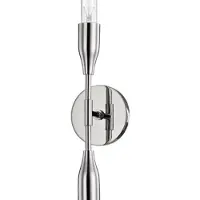 Casa Padrino Luxe Double Applique Argentée 12,1 x 8,9 x H. 76,2 cm - Collection Luxe