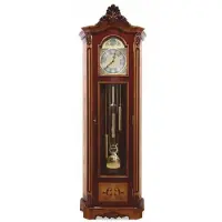 Casa Padrino Luxe Horloge Baroque Marron / Naturel H. 205 cm - Meubles Baroques