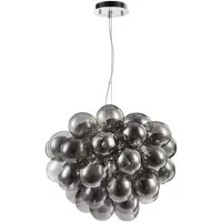 Casa Padrino Suspension de luxe en forme de raisin Noir Ø 44-50 x H. 40 cm - Meubles design