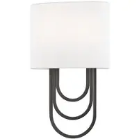 Casa Padrino Luxus Applique murale bronze antique / blanc 20,3 x 9,5 x H. 34,3 cm - Lampe murale design avec abat-jour