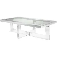 Casa Padrino Table basse de luxe 140 x 80,5 x H. 43 cm - Table de salon design