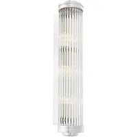 Casa Padrino Applique murale / lampe murale argent 11 x 14 x H. 60 cm - Collection de luxe