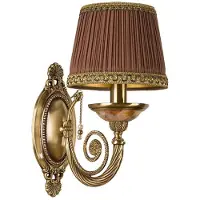 Casa Padrino Luxe Applique baroque laiton patiné / brun / or H. 34 cm