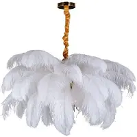 Casa Padrino Luxe Lampe à suspendre Palmier Blanc / Or 100 x 100 x H. 40 cm - Lampe à suspendre moderne au design palmier - Luminaires de luxe - Qualité de luxe