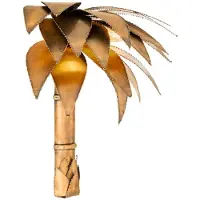 Casa Padrino Applique murale de luxe au design palmier 44 x 24 x H. 43 cm - Lampe murale design