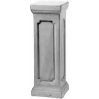 Casa Padrino Baroque Déco Colonne Grise 27 x 27 x H. 76 cm - Somptueuse colonne en béton de style baroque