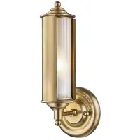Casa Padrino Applique murale de luxe Laiton antique / Blanc 12,1 x 12,7 x H. 31,1 cm - Collection Luxe