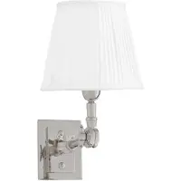 Casa Padrino Luxe Applique 1 Blanc / Finition Nickel - Luminaire - Collection de luxe