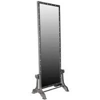 Casa Padrino Miroir de luxe Gris 76 x 48,5 x H. 195,5 cm - Miroir sur pied au design industriel