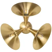 Casa Padrino Applique murale de luxe couleur laiton 40 x 20 x H. 40 cm - Lampe en laiton - Qualité de luxe