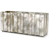 Casa Padrino Buffet de luxe avec miroir antique 200 cm - Meubles en miroir