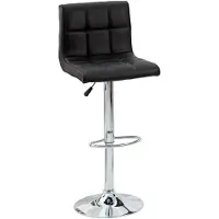 Casa Padrino Chaise de bar design en similicuir noir - Tabouret de bar - Meubles Restaurant Hôtel