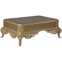 Casa Padrino Luxe Table basse baroque noire / or 130 x 92 x H. 50 cm - Meubles de salon de style baroque - Nobles et somptueux