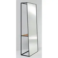Casa Padrino Miroir de luxe sur pied avec étagère 65 x 32 x H. 17 cm - Miroir design