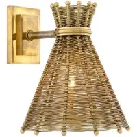 Casa Padrino Applique murale de luxe vintage couleur laiton 21 x 25 x H. 25,5 cm - Lampe murale d'hôtel et de restaurant
