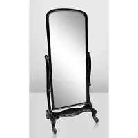 Casa Padrino Miroir mural baroque de la marque , style antique, pivotant, couleur noire vintage, dimensions : 180 x 75 x 60 cm