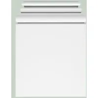 Casa Padrino Décoration murale baroque Socle blanc 39 x 6,5 x H. 53,5 cm - Elément décoratif Pied de colonne