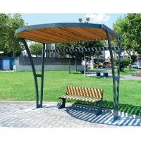 Casa Padrino Pergola Gris / Naturel 300 x 220 x H. 265 cm - Parc & Ville Meubles