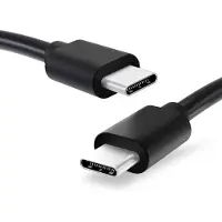 Cellonic Câble USB PC Portable data charge 3A (PD 60W) 1m compatible avec Macbook Pro 13 / Pro 13 Touch / Retina 12 USB C Type C vers USB C Type C 3.1 Gen 1 noir PVC