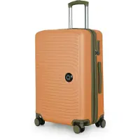 Hauptstadtkoffer - Mitte - Valise de taille moyenne Trolley Valise à coque dure 4 roulettes doubles, extension XXL Hardcase Luggage TSA, 68 cm, 88 litres,Marille