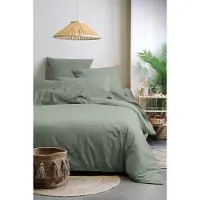 Stof Housse de couette en coton EDEN, 140 x 200 cm, vert