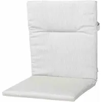 Schwienhorst Housse Royal argent, 109x50x4cm, convient pour chaise à dossier bas, 109 cm, housse d'extérieur de couleur argentée