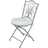 BURI Coussin d'assise ivoire Ø39cm Coussin de chaise de jardin