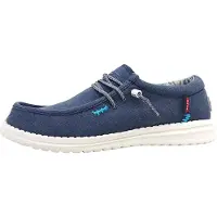 Fusion : Chaussures pour hommes, modèles à semelles amovibles, pantoufles, couleur bleue, style décontracté
