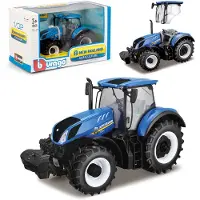Bburago Tracteur New Holland 1/32 Collection Ferme Bleu et Noir