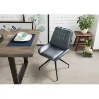 MASSIVMOEBEL24.DE MASSIVMOEBEL24 | Chaise 49x56 Cuir IRON LABEL #510