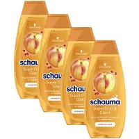 Henkel Schauma Shampooing revitalisant Superfruit et brillance 400ml pack de 4