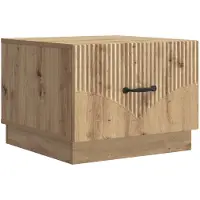 vidaXL Table basse en chêne Artisan 49 x 50 x 37 cm, bois d'ingénierie