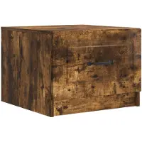 vidaXL Table basse en chêne fumé 49 x 50 x 37 cm, bois d'ingénierie