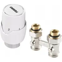 Ferro Set thermostatique direct pour radiateurs à alimentation par le bas avec tête GT20