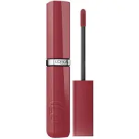 L'Oréal Infaillible Laque Resistance rouge à lèvres liquide longue tenue qui procure hydratation et brillance teinte 412 Rose Affair 4.3 ml