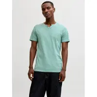 Jack & Jones T-shirt à Manches Courtes Et Col En V Split Slim Fit