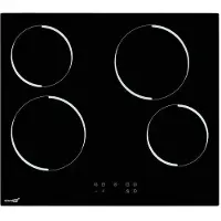 Standart Electric hob MC-6F6004R242 STD, Plaque de cuisson, Noir