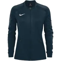 Nike Dri-fit Track Full Zip Sweatshirt Bleu L Femme