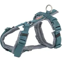 Trixie Premium Trekking Geschirr 70-85 cm/25 mm petrol/grafit