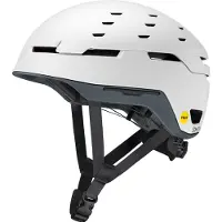 Smith - Casque de ski de randonnée - Summit MIPS Matte White / Slate - Taille 63-67 cm - Blanc