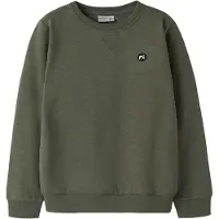 Name it Sweat 'NKMVimo' vert foncé / blanc
