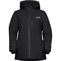 Jack Wolfskin Flowline 3in1, veste de ski, femme, noir