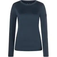 Super.natural Casual Rib Bio Long Sleeve T-shirt Bleu L Femme
