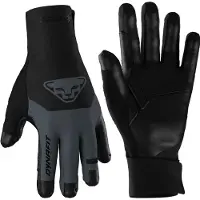 Dynafit - Gants de ski de randonnée chauds et coupe-vent en Primaloft&reg; - Ridge Windstopper Gloves Cinder en Cuir - Taille S - Gris