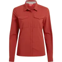 Craghoppers Nosilife Pro V Long Sleeve Shirt Rouge 40 Femme