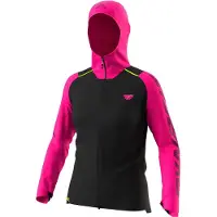 Dynafit - Veste légère et respirante - Dna Wind W Jkt Pink Glo pour Femme - Taille L - Rose