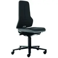 BIMOS Chaise pivotante de travail Neon, Supertec, avec roulettes, basse (45 - 62 cm)